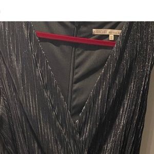 Rachel Roy jumpsuit. Zipper back, black simmer fabric, lined,